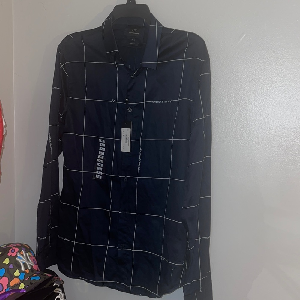 NWT MENS AMERICAN EXCHANGE STRIPE SHIRT